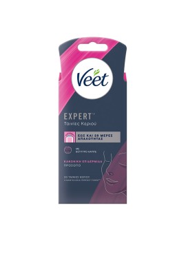 VEET - Ταινίες Αποτρίχωσης Προσώπου Expert Κρύο Κερί | 20τμχ