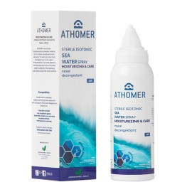 Athomer Babies & Adults Mist Sterile Isotonic Sea Water Spray Moisturizing & Care 0m+ 100ml