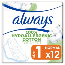 Always Cotton Protection Ultra Normal Size 1 12pads