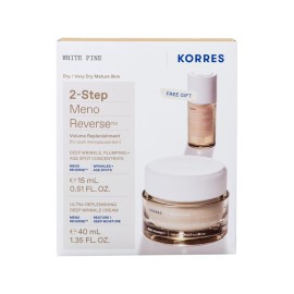 KORRES - Promo White Pine Ultra-Replenishing Deep Wrinkle Cream Dry-Dehydrated Skin (40ml) & Deep Wrinkle Plumping + Age Spot Concentrate Seruml (15ml)