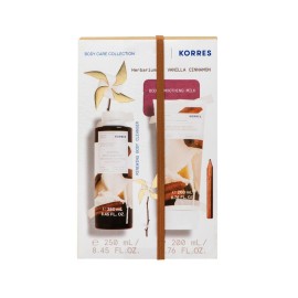 KORRES - Promo Αφρόλουτρο με άρωμα Βανίλια-Κανέλα (250ml) & Γαλάκτωμα Σώματος με Βανίλια Κανέλα (200ml)