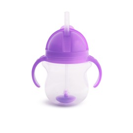 MUNCHKIN - Tip & Sip Straw Cup Purple 6m+ | 207ml