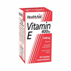 HEALTH AID - Vitamin E 400iu 268mg | 60 V.caps