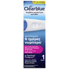 CLEARBLUE - Τεστ Εγκυμοσύνης Clearblue Πρώιμης Ανίχνευσης (10miu)  | 1τμχ