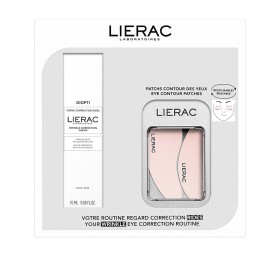 Lierac Wrinkles Correction Eye Routine Diopti Wrinkle Correction Cream 15ml & Eye Contour Patches