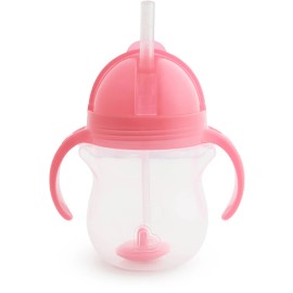 MUNCHKIN - Tip & Sip Straw Cup Pink 6m+ | 207ml