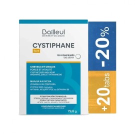 Bailleul Cystiphane Promo Food Supplement Fort 120tabs+20tabs