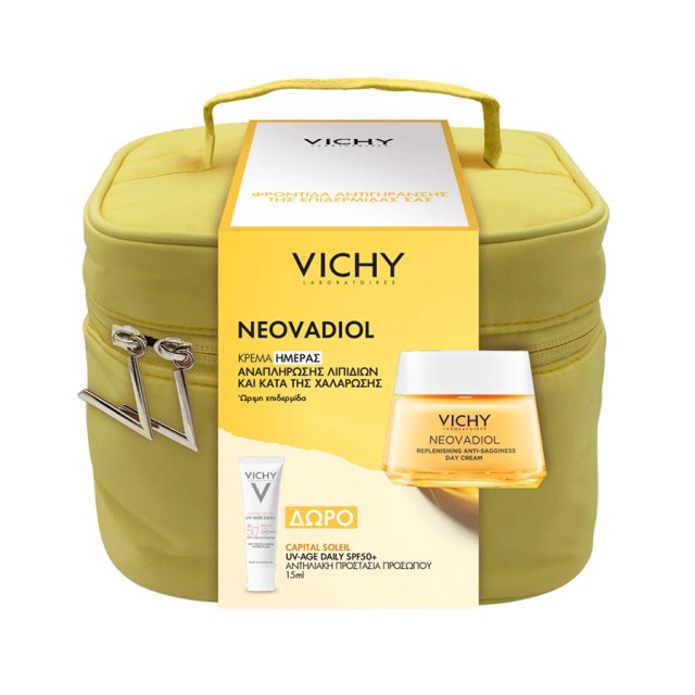 Vichy Neovadiol Post-Menopause Day Cream 50ml & ΔΩΡΟ Capital Soleil UV-AGE Daily SPF50+ 15ml & Μοντέρνο νεσεσέρ