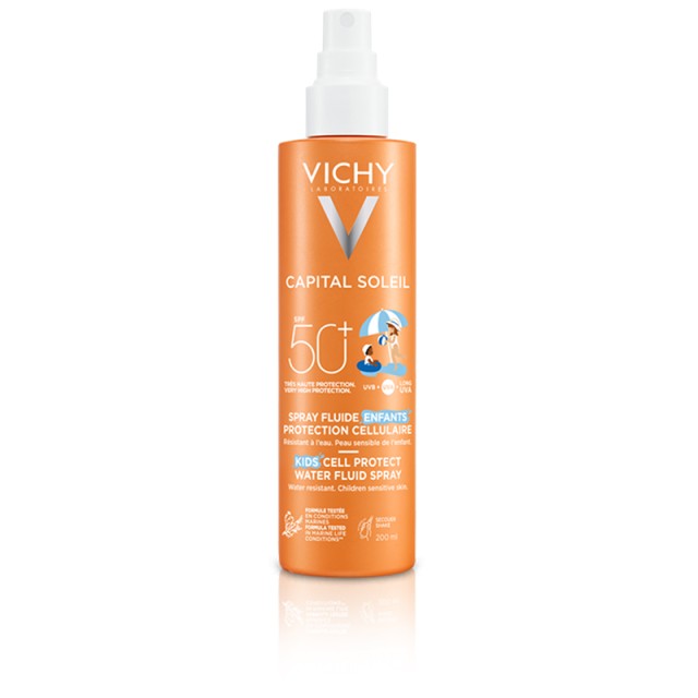 VICHY - Capital Soleil Kids Solar Derm Science SPF50+ Water Fluid Spray | 200ml