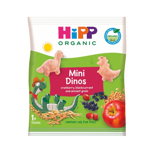 HIPP - Mini Dinos Δεινοσαυράκια από 1 έτους | 30gr