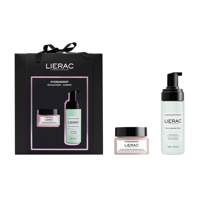 Lierac Promo Hydragenist Cream-Gel  50ml & The Cleansing Foam 150ml