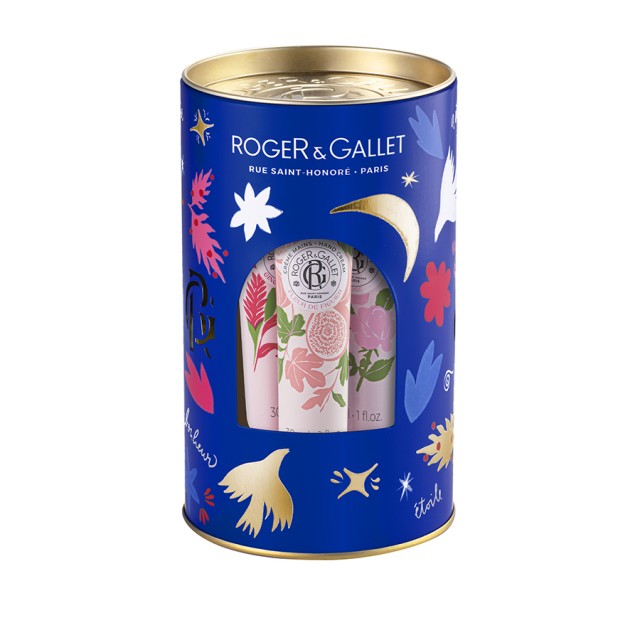 Roger&Gallet 3 Wellbeing Hand Cream Set Gingembre 30ml & Fleur de Figuier 30ml & Rose 30ml