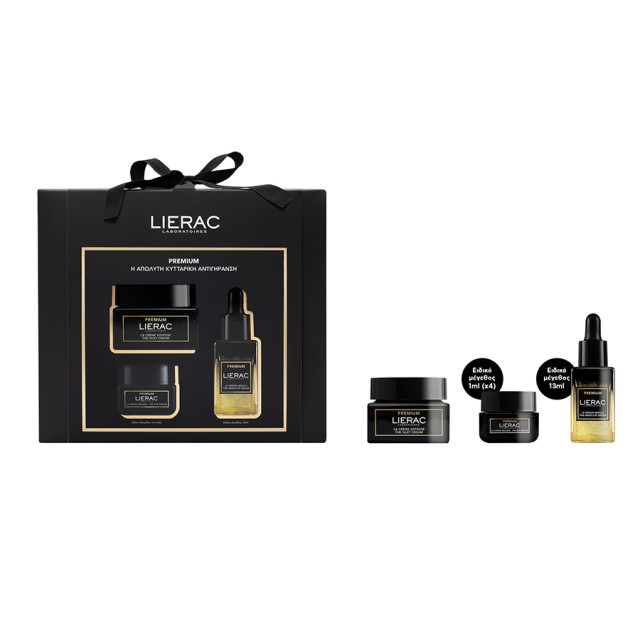 Lierac Promo Premium Soyeuse Cream 50ml & The Absolute Serum 13ml & The Eye Cream 4x1ml