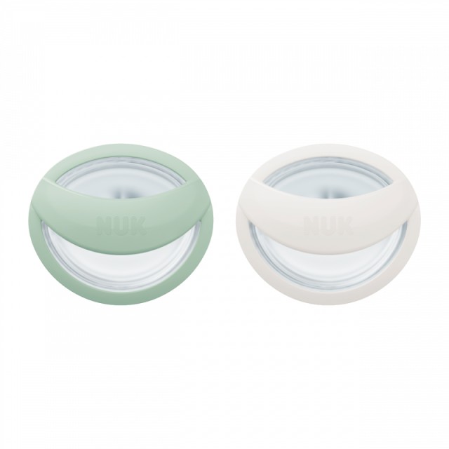 NUK - MommyFeel Πιπίλα Σιλικόνης 0-9m Green (10.730.862) | 2τμχ