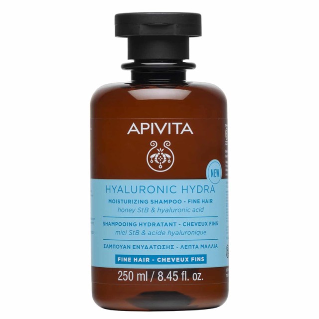 Apivita Hyaluronic Hydra Moisturizing Shampoo Fine Hair 250ml