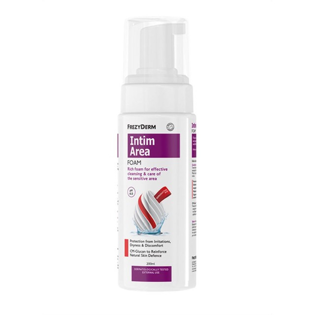 FREZYDERM - Intim Area Foam pH4.0 Αφρός Καθαρισμού της Ευαίσθητης Περιοχής | 200ml