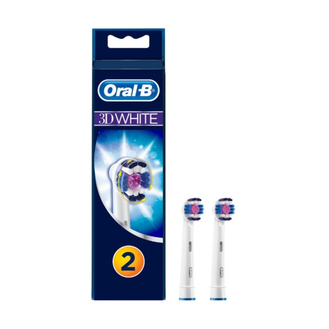 ORAL-B - 3D White Ανταλλακτικά Ηλεκτρικής Οδοντόβουρτσας | 2τμχ