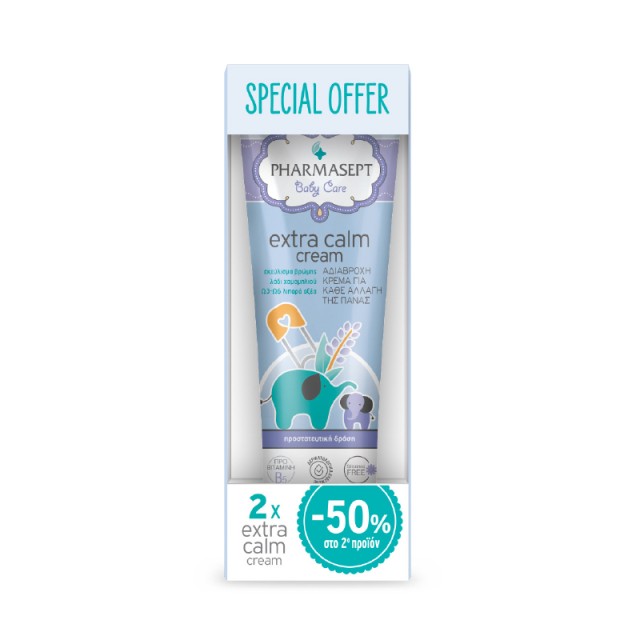 Pharmasept Special Offer Baby Care Extra Calm Cream 1+1 ΔΩΡΟ 2x150ml