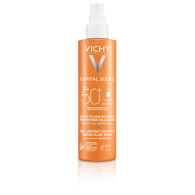 VICHY - Capital Soleil Cell Protect Water Fluid Spray SPF50+ | 200ml