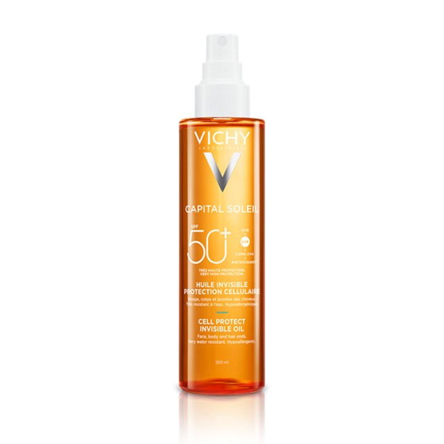 VICHY - Capital Soleil Cell Protect Invisible Oil Spf50+ | 200ml