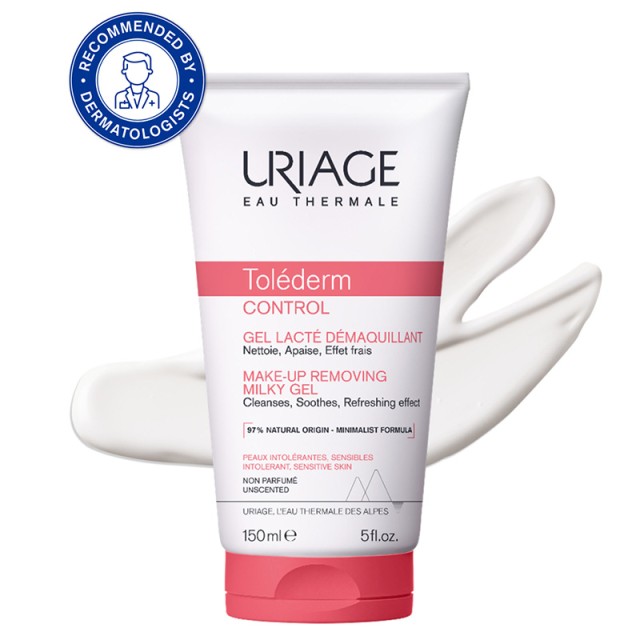 URIAGE - Tolederm Control Gel Make-up removing milky gel | 150ml