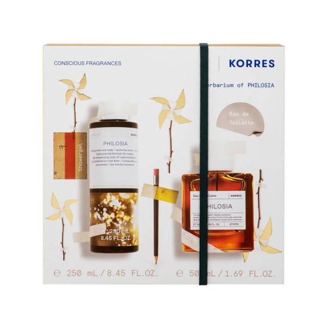 KORRES - Promo Herbarium of Philosia Αφρόλουτρο (250ml) & Philosia Eau De Toilette (50ml)