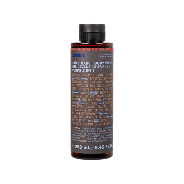 Korres ​Athenian Grooming 2in1 Hair & Body Wash for Men 250ml