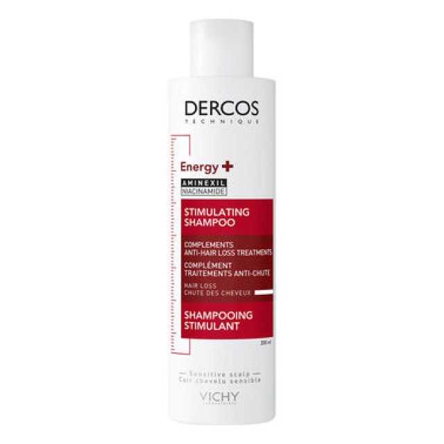 VICHY - Dercos Energising Shampoo Anti-Ηairloss με Aminexil Σαμπουάν για την Τριχόπτωση | 200ml