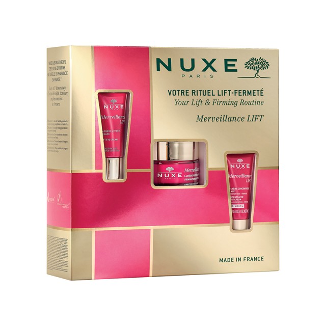 Nuxe Promo Merveillance Your Life & Firmnes Routine Lift Eye Cream (15ml) & Lift Firming Powdery Cream (50ml) & Lift Concentrated Night Cream (15ml)