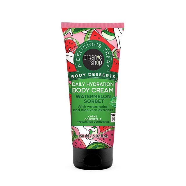 Natura Siberica Body Dessert Deep Nourishing Body Cream Watermelon Sorbet 150ml