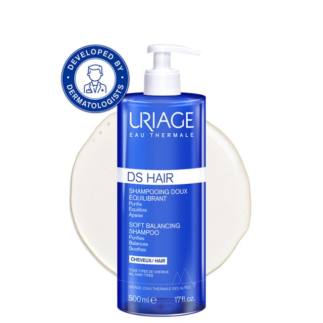 URIAGE - D.S Hair Soft Balancing Shampoo | 500ml