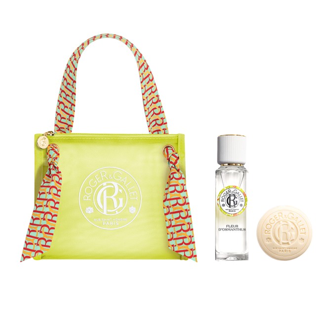 ROGER&GALLET - Set Fleur dOsmanthus Eau parfumée bienfaisantel (30ml) & Fleur dOsmanthus Savon (50gr)