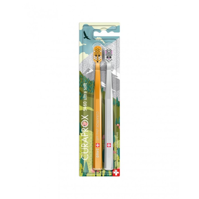 CURAPROX - CS 5460 Duo Fox and Bunny Edition 2024 Toothbrush Ultrasoft | 2τμχ