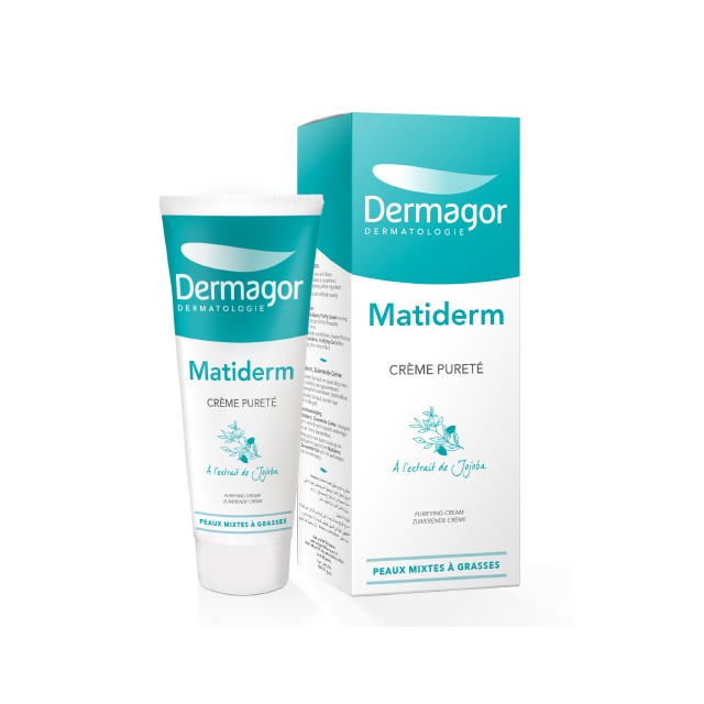 Dermagor Matiderm Crème Pureté Θαμπό Δέρμα Με Έντονη Λιπαρότητα 40ml